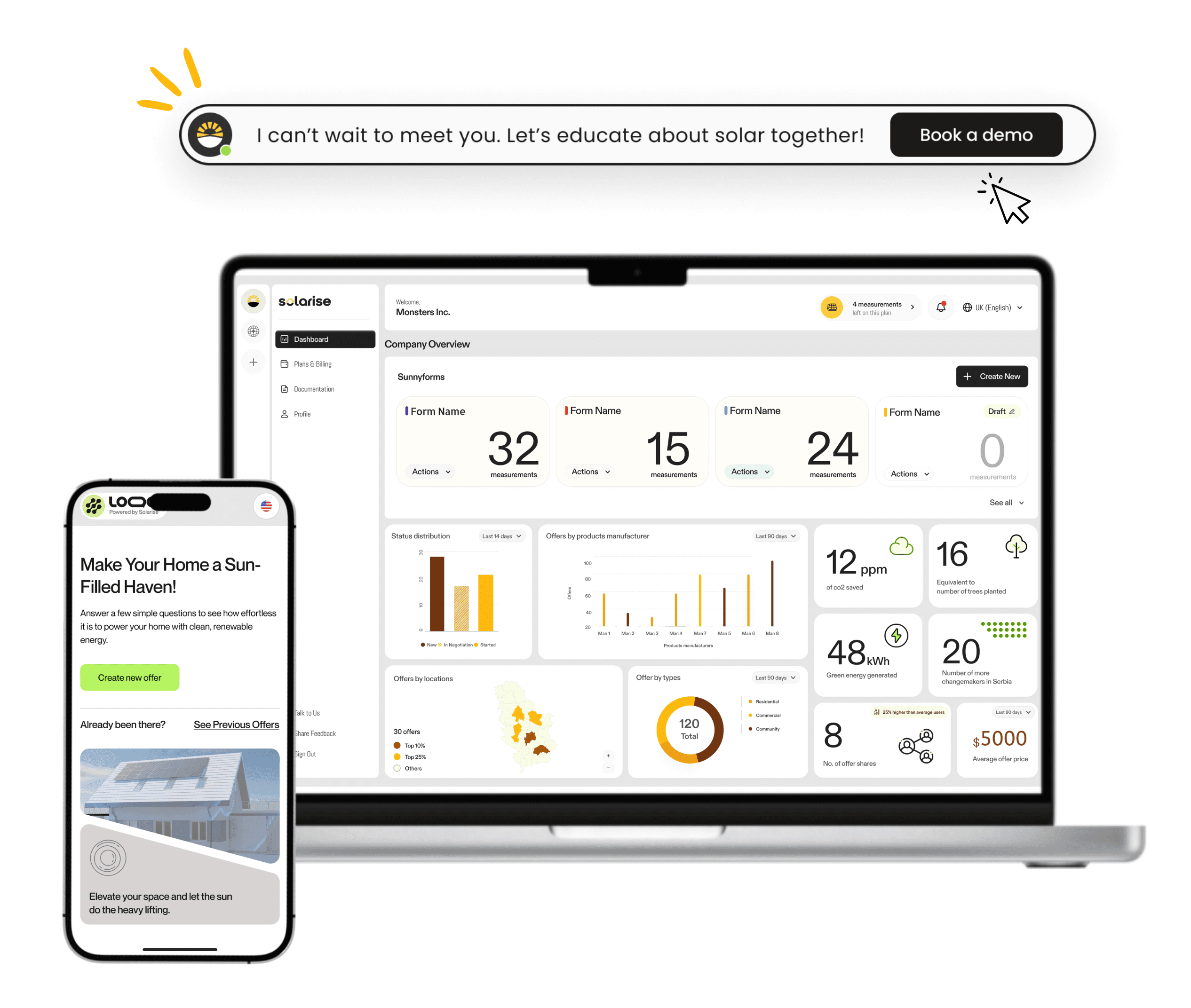 Book a demo to try Solarise
