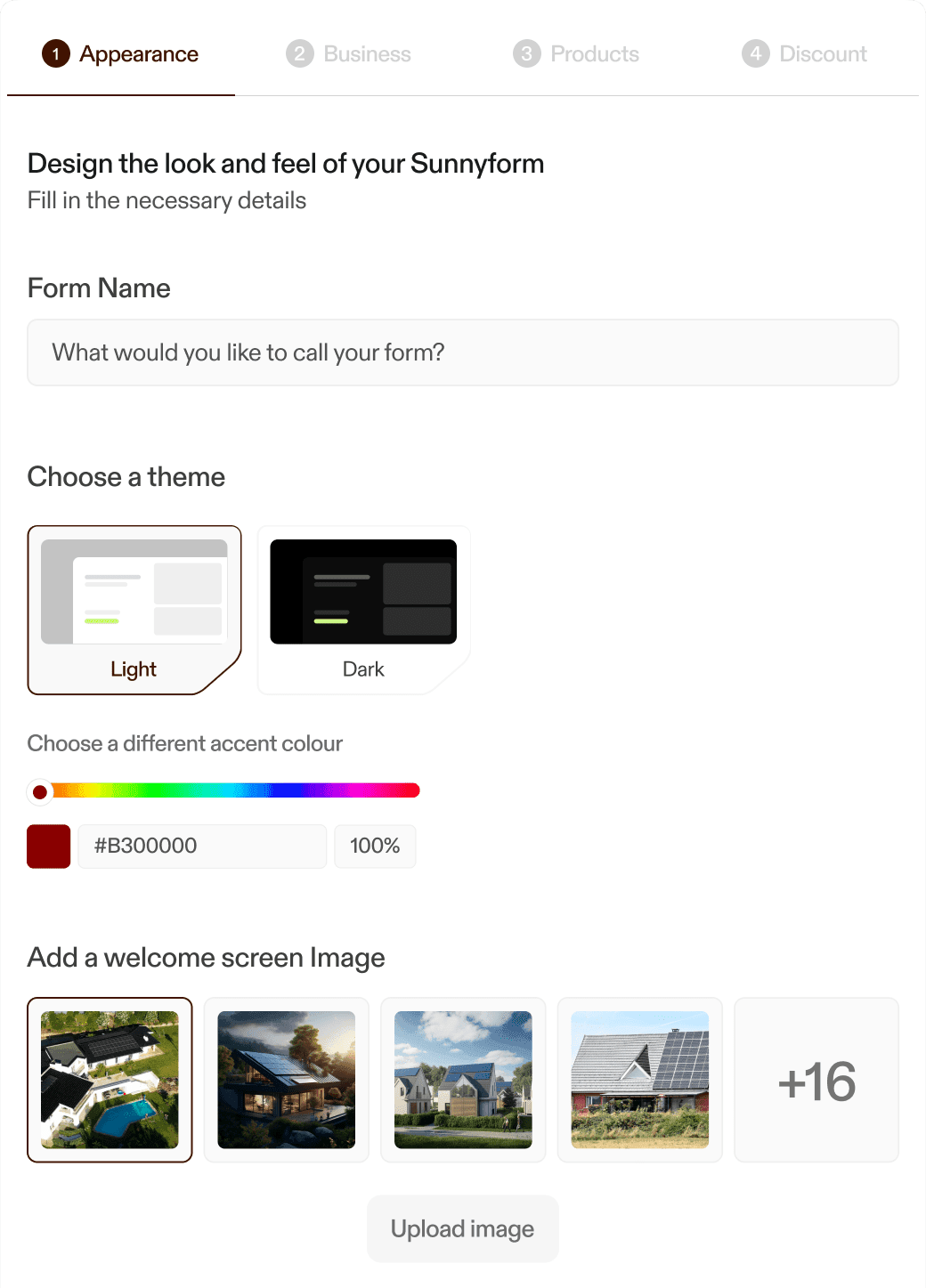 Create solar calculator